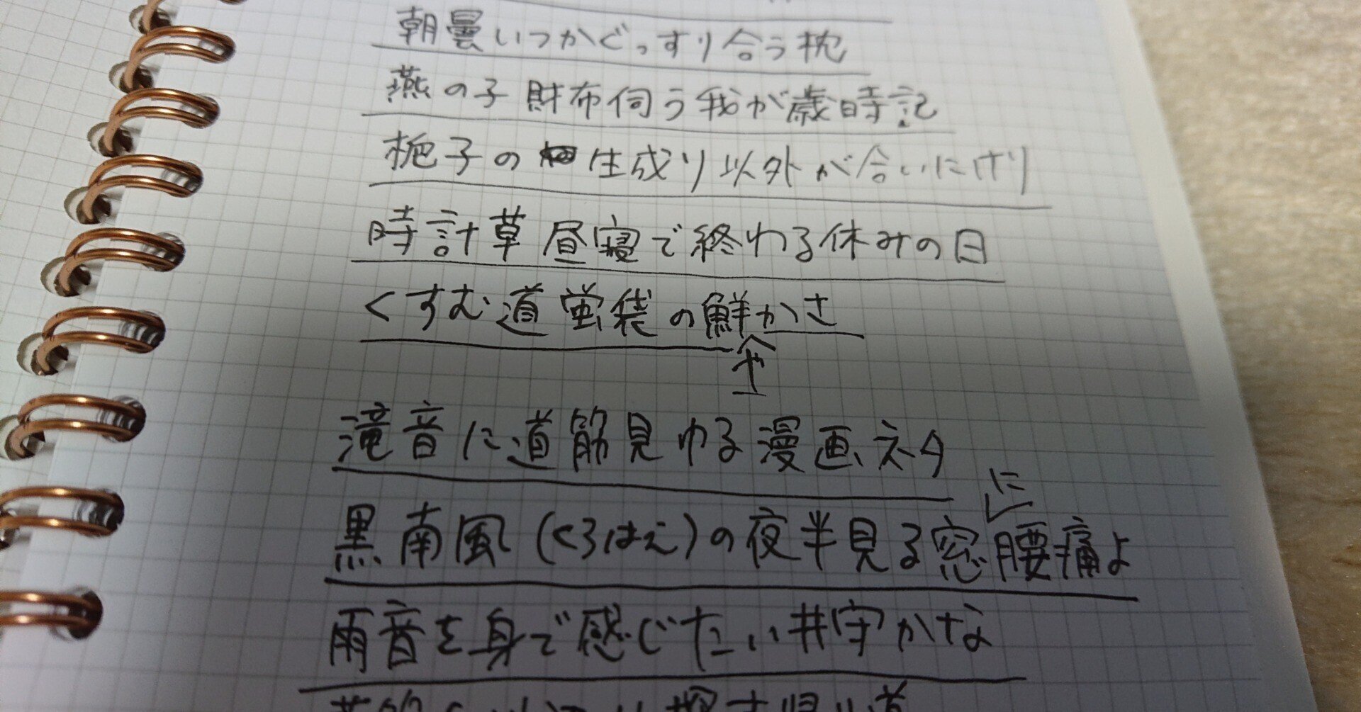 俳句の記録 小満 6 5 三四四 Note 俳句の記録 小満 6 5 三四四 Note