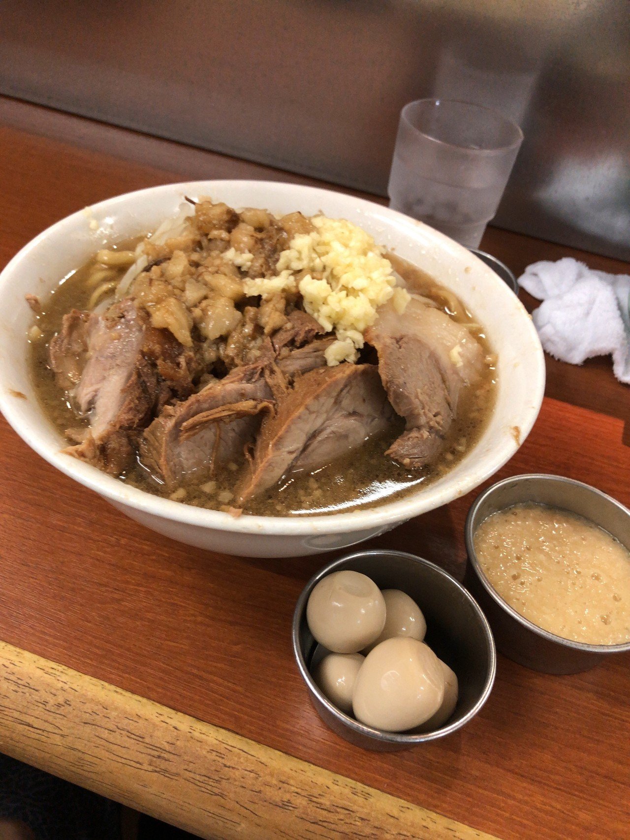 ラーメン荘地球規模で考えろソラ いつもの豚ラーメンに今日はとろろとうずら とろろ投入でスルスル麺が滑ります ラーメン ラーメン荘 地球規模ソラ 麺類36房 Note