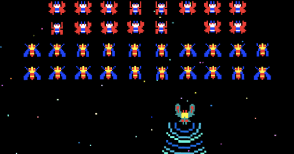 ゲームメモ003: ギャラガ(アーケード他)｜水おかき