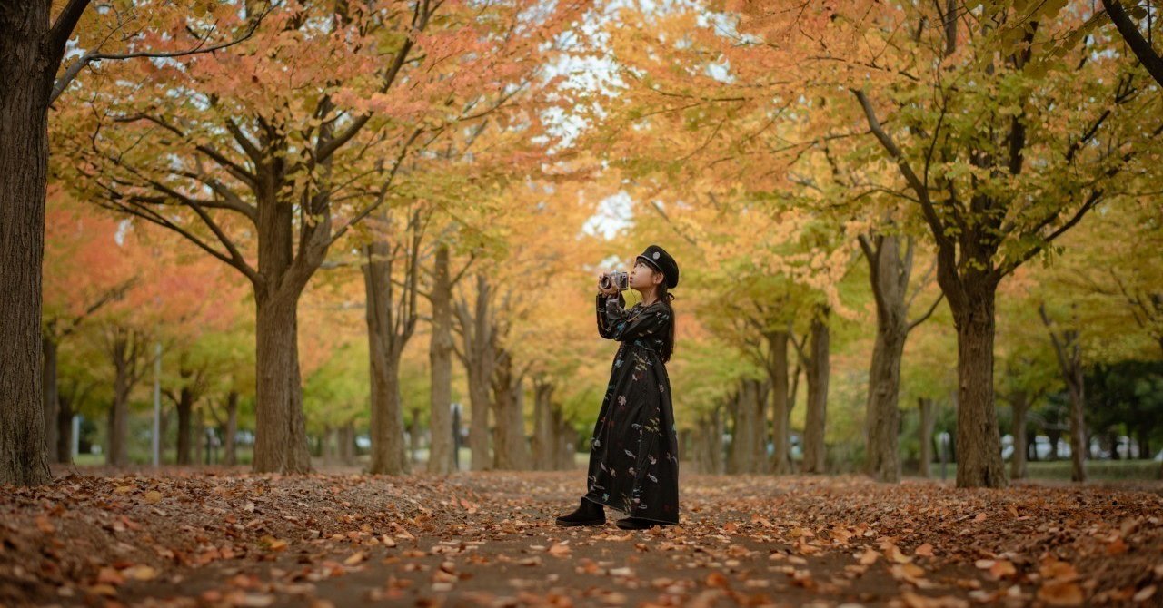 Lightroom 紅葉ポートレートのレタッチ現像 基本編 Kogame Note