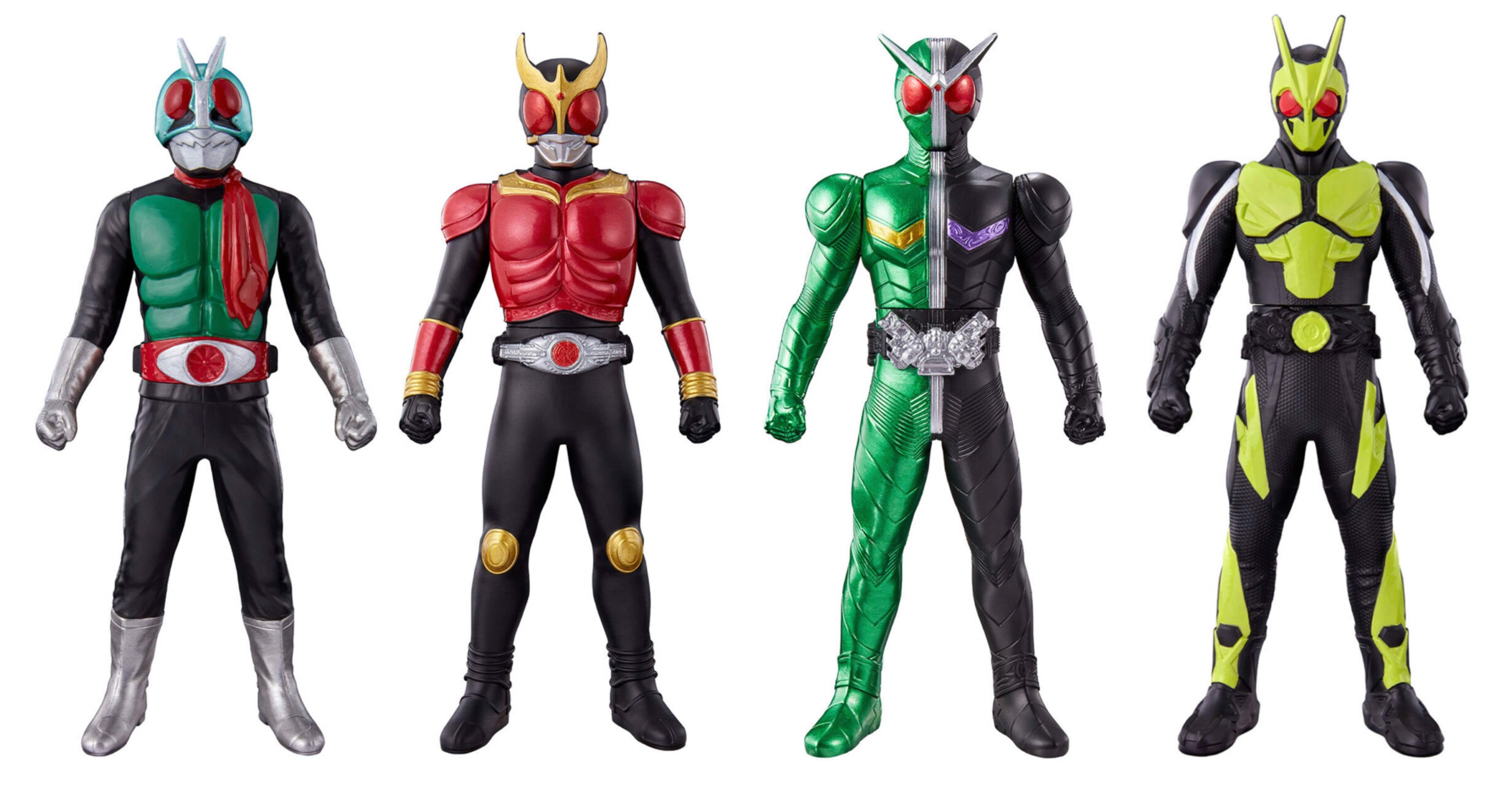 PREMIUM BANDAIより仮面ライダーオーズソフビ17cm 25点 仮面ライダー