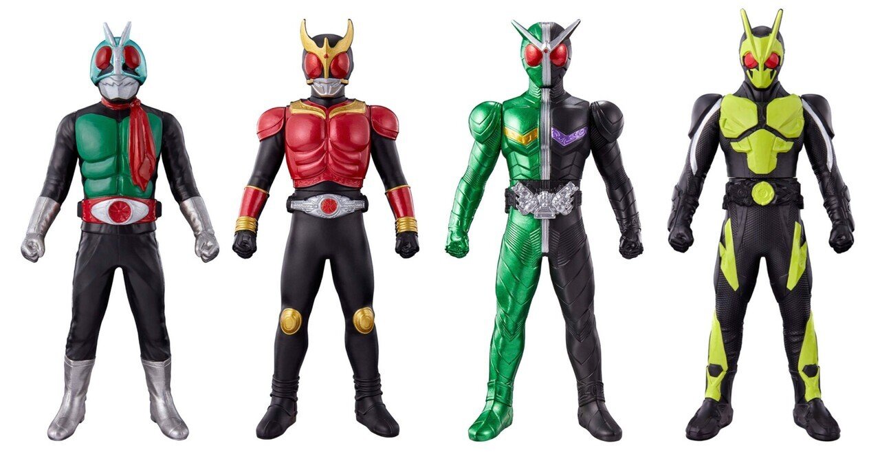 仮面ライダーのソフビが（ほぼ）500円で買える時代がやってくる