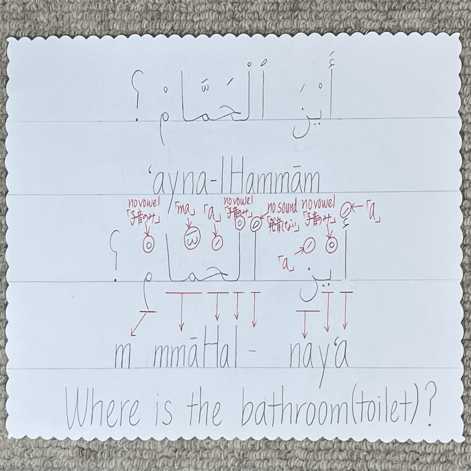45. アラビア語で「トイレはどこですか」は❓｜ソンミ/선미
