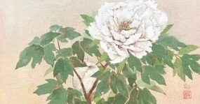 藤原郁子作品 風景画 額縁付 藤原郁子作品 風景画 額縁付