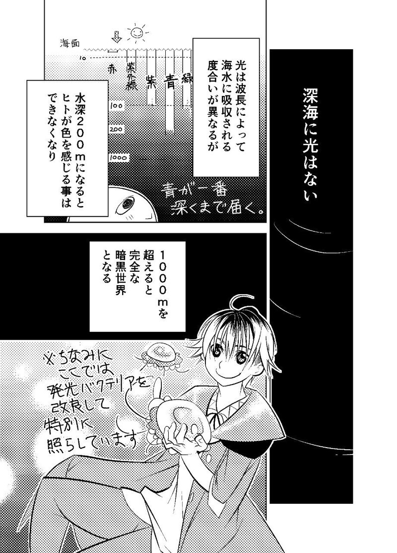 深海のラブカ 第２話 虚太朗 Note