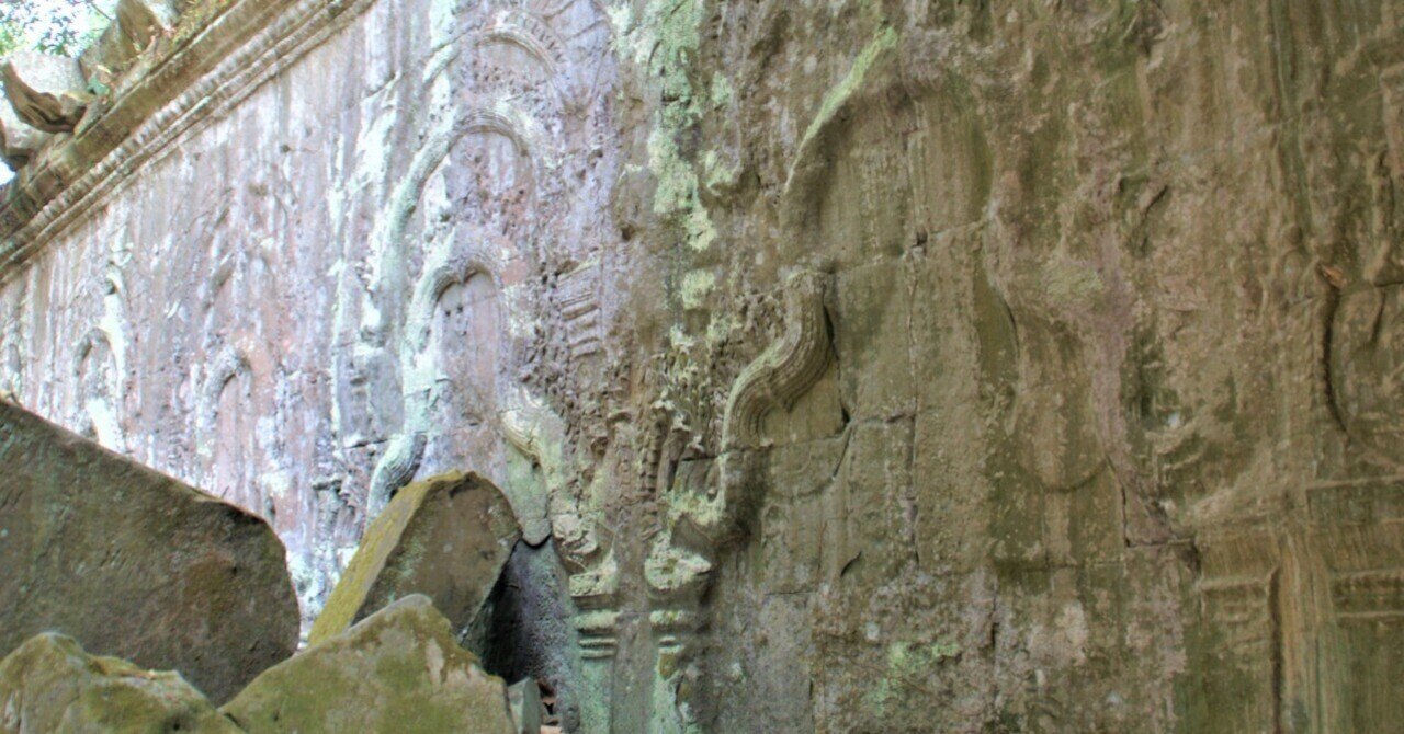 アンコール遺跡群 ⑨ 削りとられたレリーフ（彫刻）｜食の工房オフィス