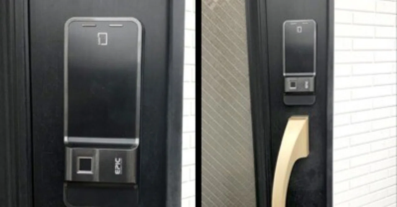 お客様のご希望に沿って既存の穴を利用して扉の加工を行わずにEPIC（エピック）の電子錠を取り付け｜鍵屋 キー助®🔑口コミ・評判を掲載中｜鍵交換 ...