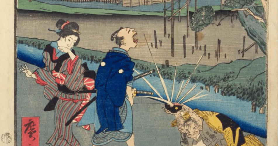 浅草堀田原夜景」−禅画ワールドにお邪魔しました。−『江戸名所道戯尽