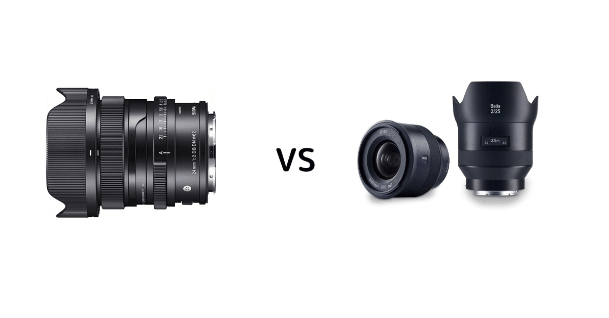 Eマウント広角レンズ Zeiss Batis 25mm F2 vs Sigma24mmF2（作例