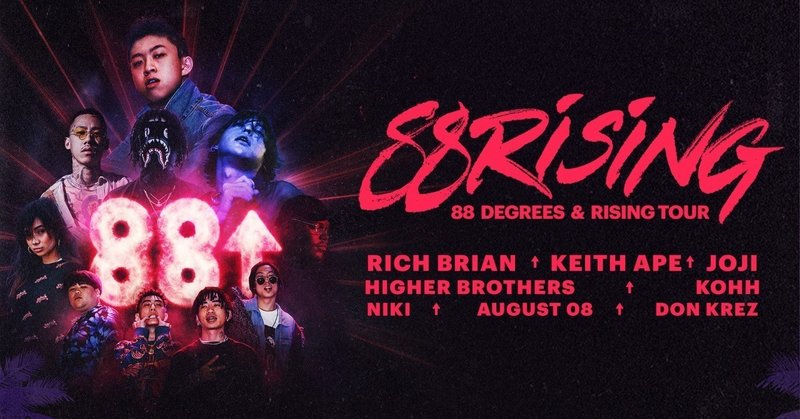 88 DEGREES & RISING TOUR が カナダ・トロントで開催