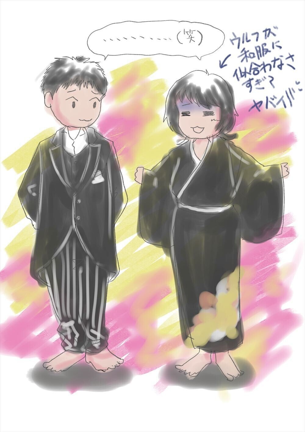 娘の結婚式に着る親の衣装合わせに行ってきた 旦那はモーニングなんて初だし 私も留袖は初体験 着物自体 成人式以来かも だったので 衣装に着られてる感半端なかった 笑 しかもわたし ウルフカットだった アマガイ エコ Note