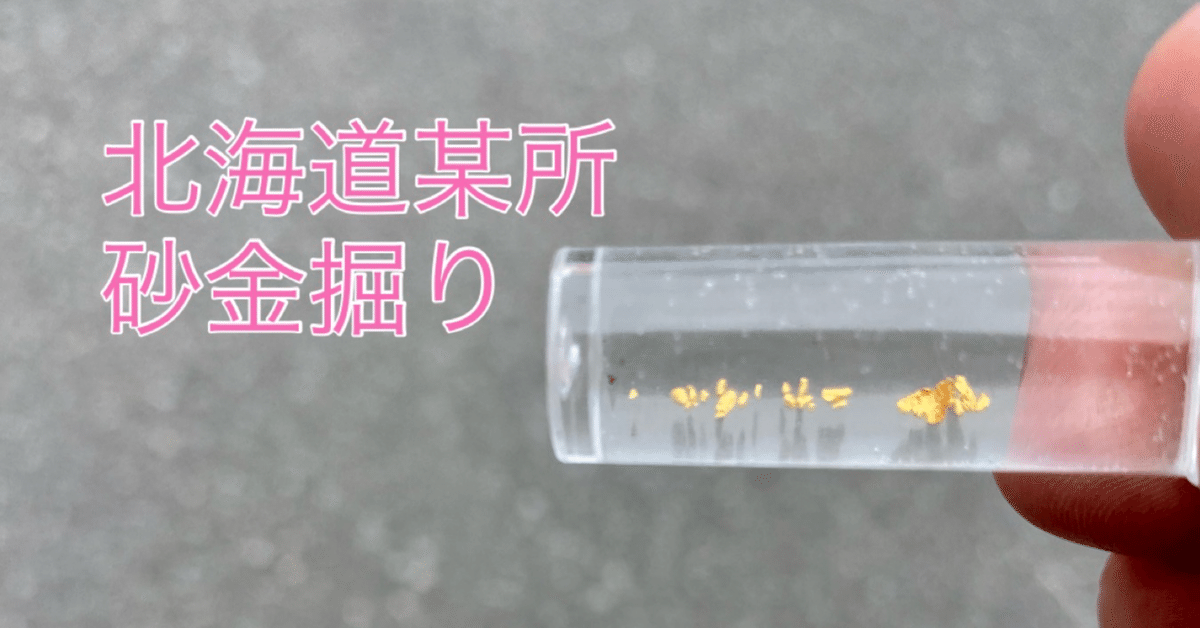 砂金掘り：リアルゴールデンカムイで一攫千金!?｜えーご（参拝業者）