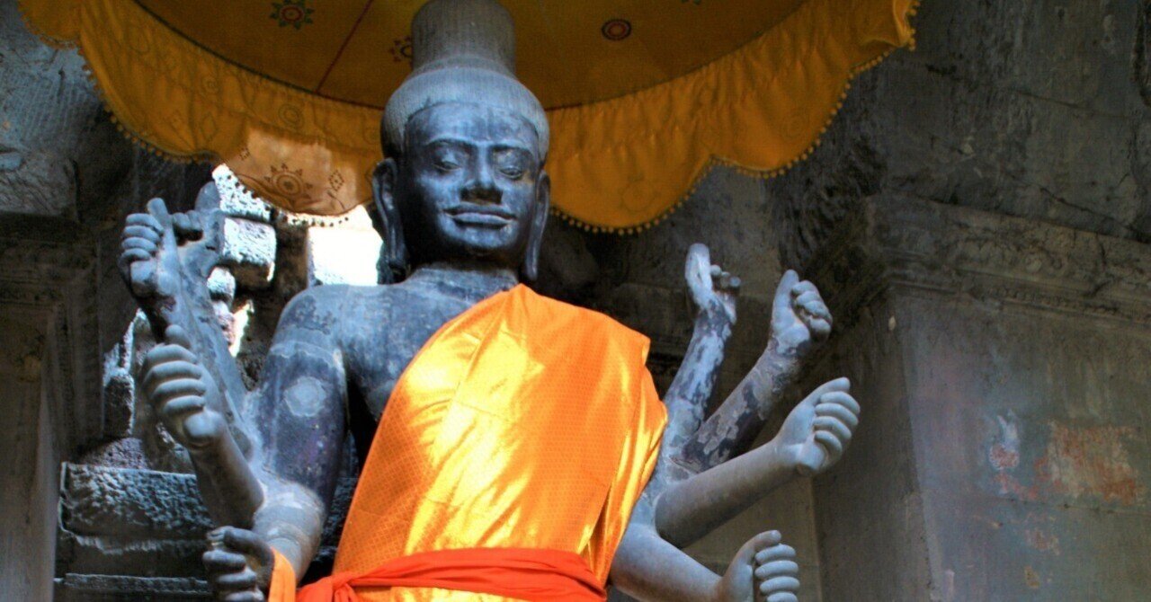 アンコール遺跡群 ⑪ 優しく微笑むヴィシュヌ神像｜食の工房オフィス