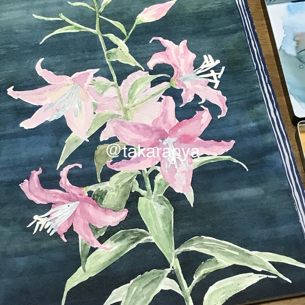 ユリ描いてます 進捗やばいです 何の たからにゃ イラスト Note
