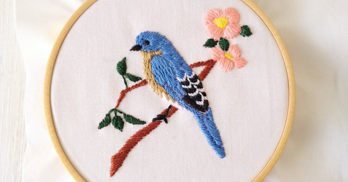 Apostrophe+s アトリエ日記1 鳥の刺繍サンプル製作