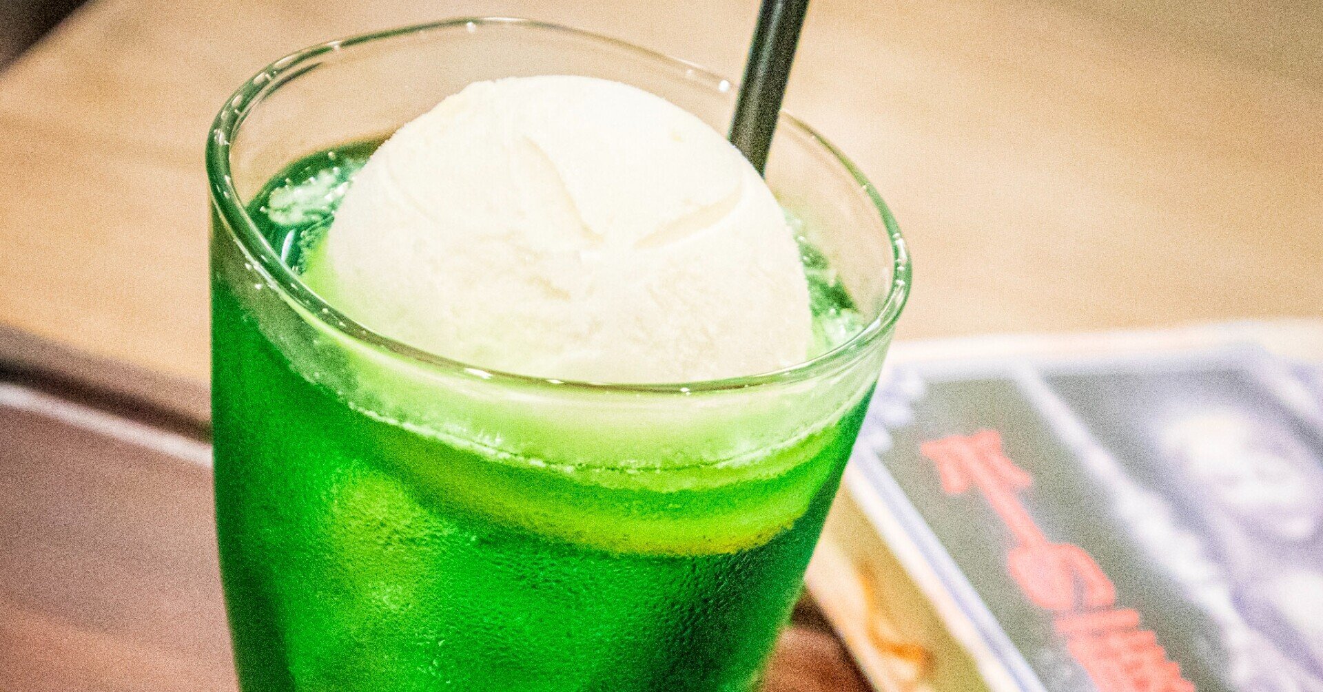 メロンクリームソーダ デビュー!|金澤文豪カフェあんず メロンクリームソーダ デビュー!|金澤文豪カフェあんず