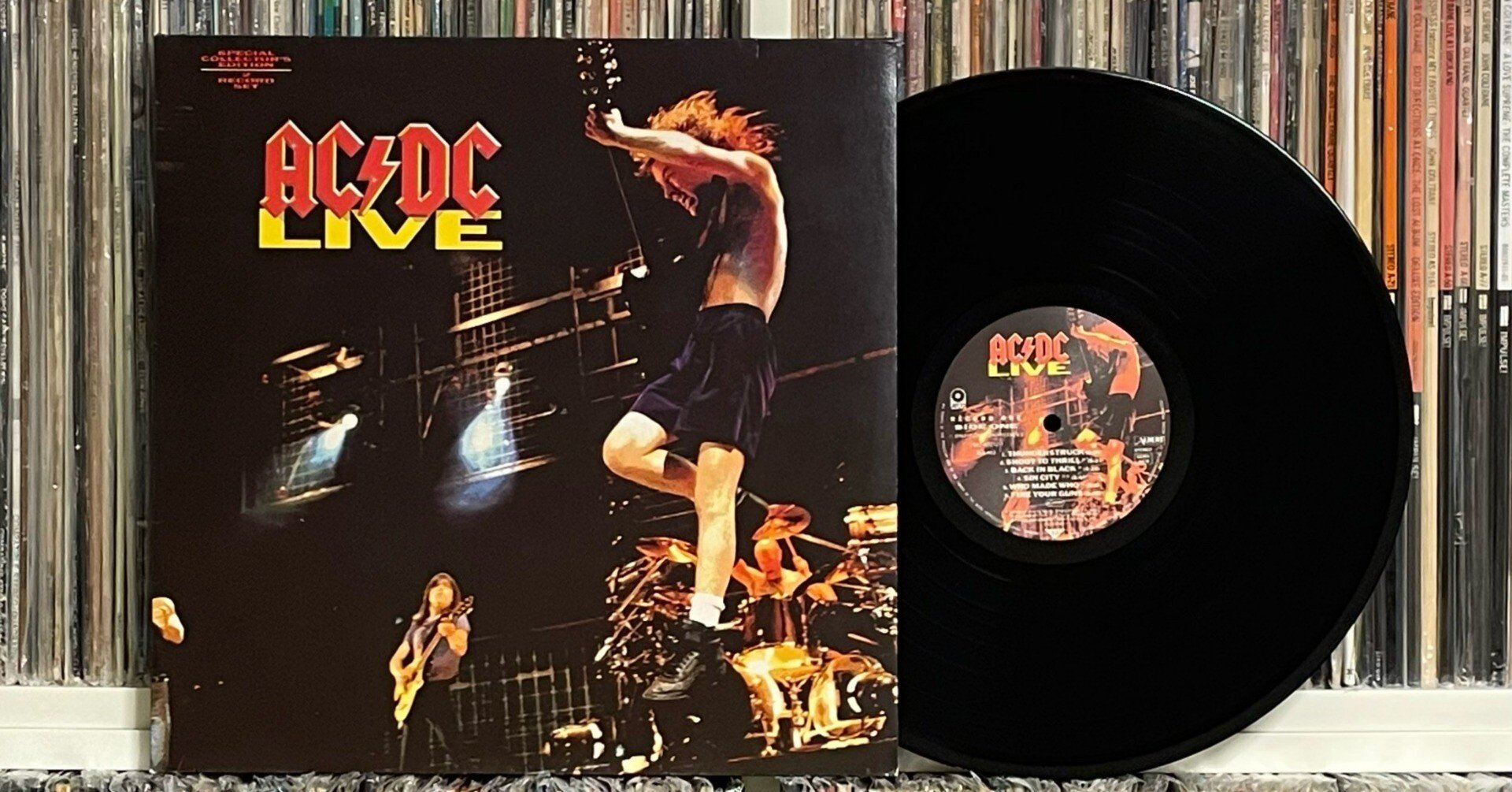 AC/DC レコード　名盤 実際に観たライブの音源がレコードになると嬉しいよね ～AC/DC