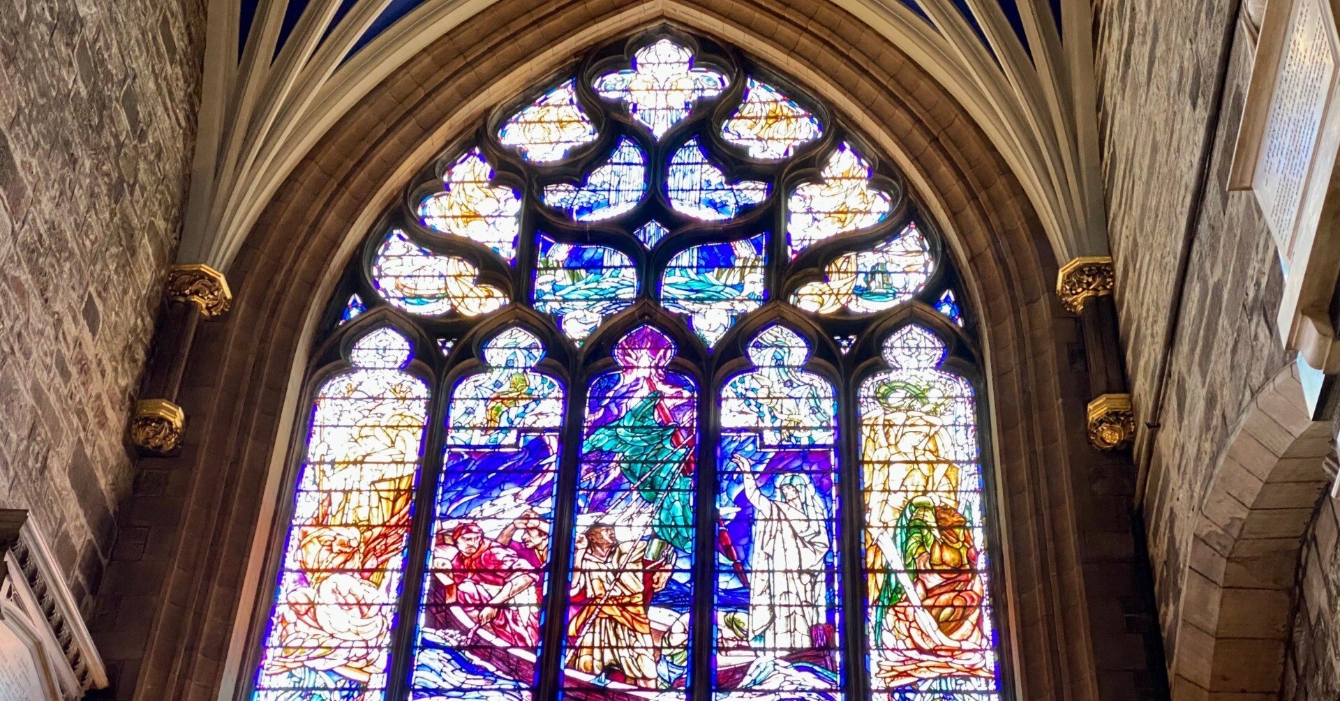 イギリス旅行7☆セント・ジャイルズ大聖堂の美しすぎるステンドグラス