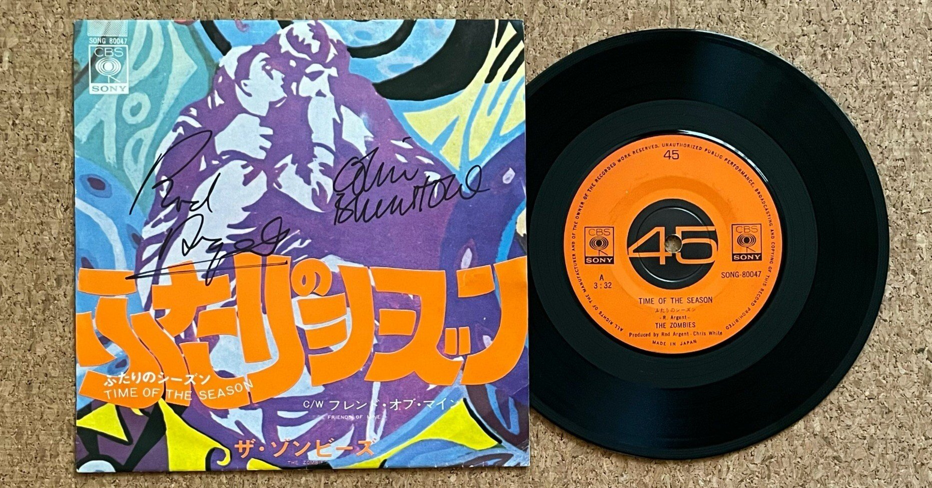 ゾンビーズ ~サイン入りレコードA to Z (Donuts版) 第50回 ゾンビーズ ~サイン入りレコードA to Z (Donuts版) 第50回