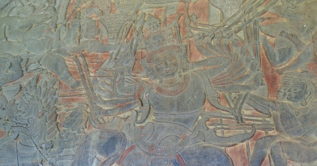 アンコール遺跡群 ⑫ アンコールワット・第一回廊の数々のレリーフ｜食