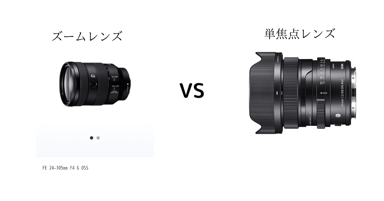 初心者向け】レンズの選び方 基礎編vol.1（ズームレンズvs単焦点レンズ