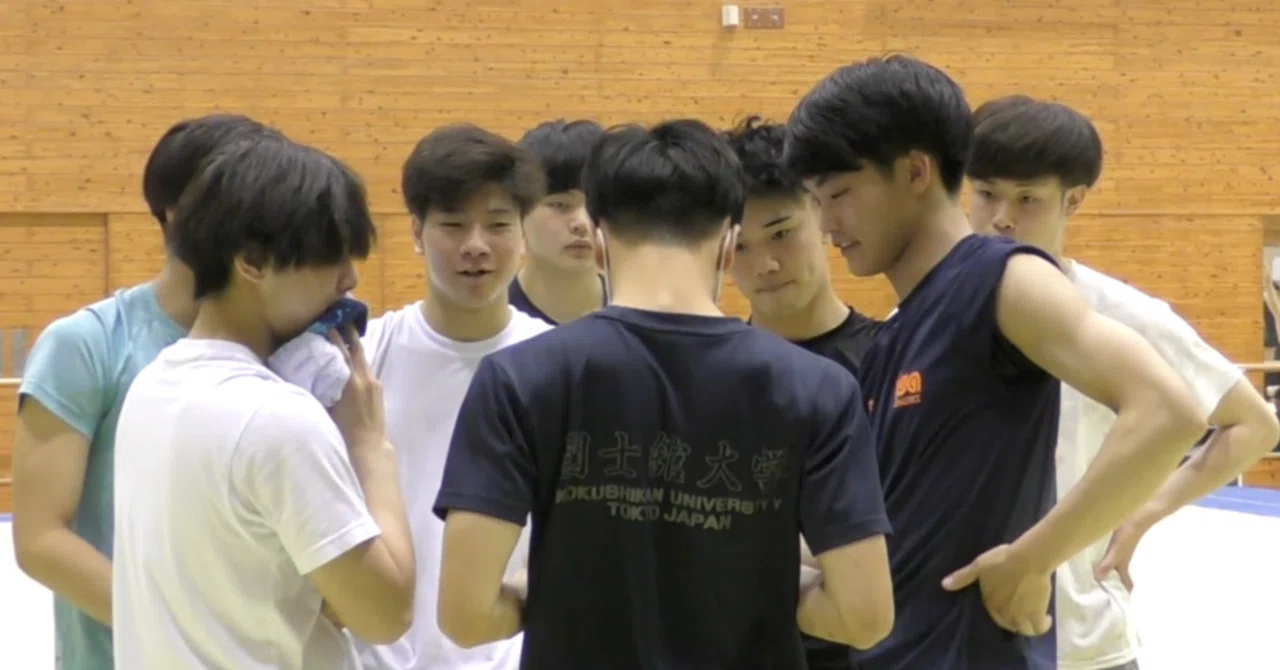 国士舘大学 全日本インカレ前練習 （2022年6月）｜応援！男子新体操