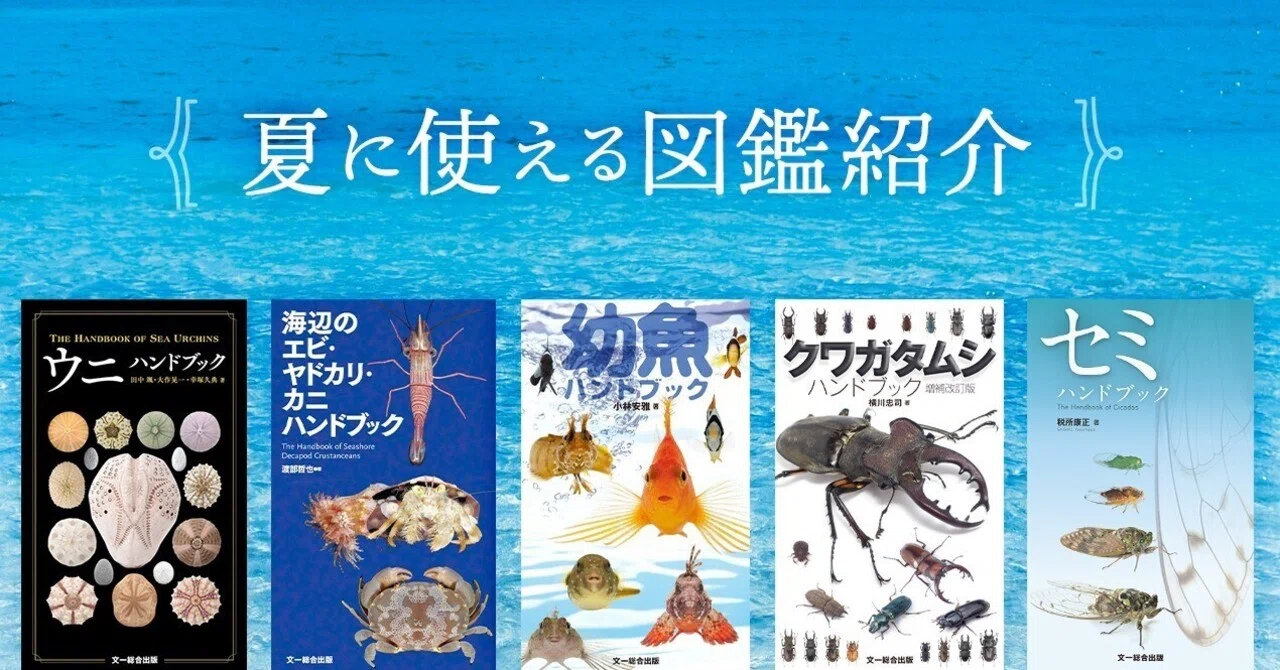 海派？山派？夏に使える ブンイチの図鑑 Part3｜ブンイチ（文一総合出版）