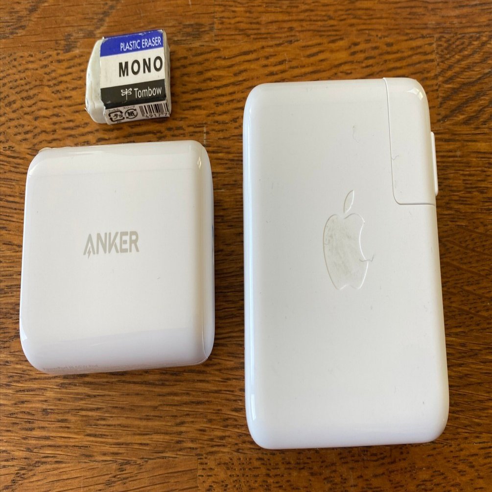 MacBook】充電器でかい問題をなんとかする＜Anker PowerPort III 65W