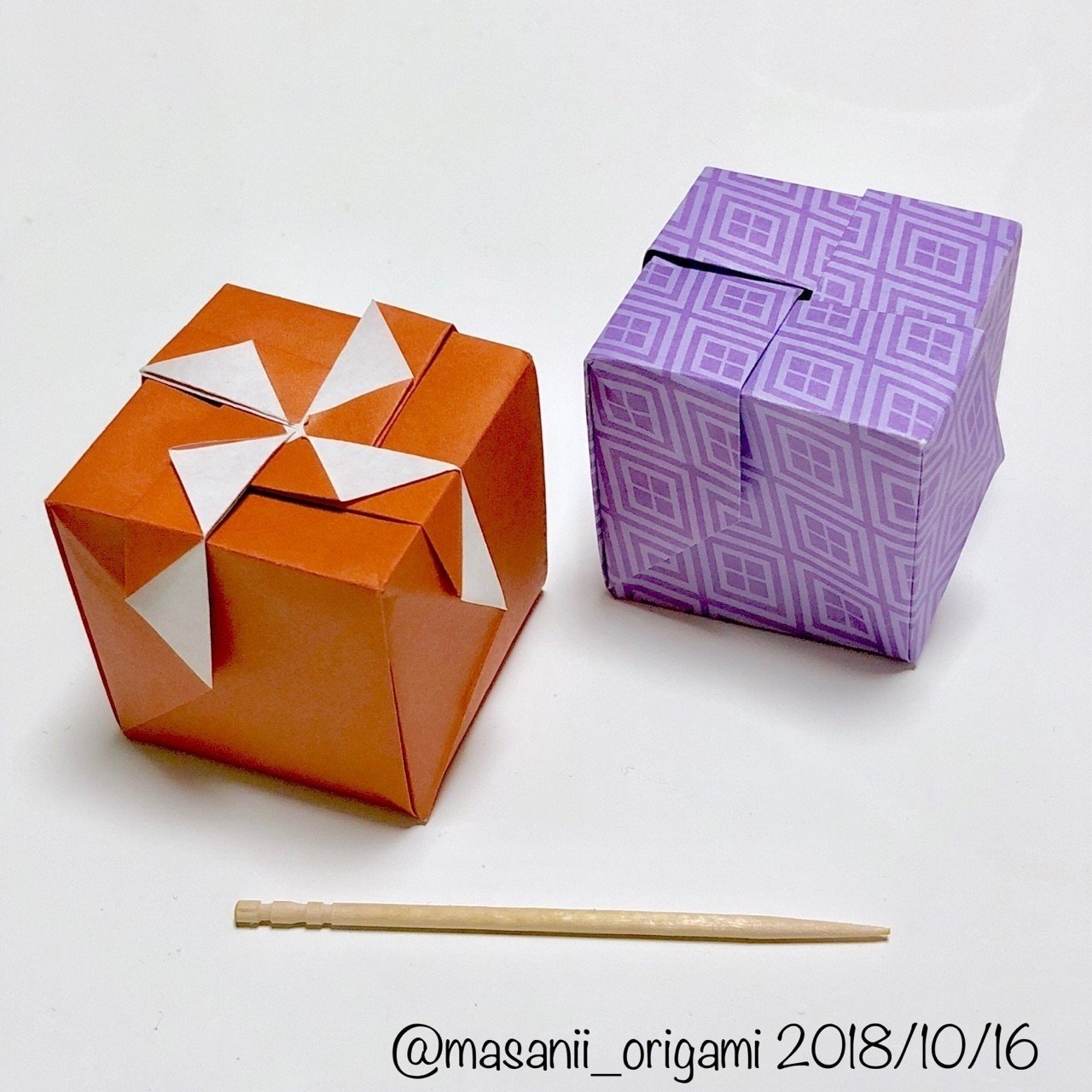 折り紙1枚で作れる立方体 キューブボックス をご紹介 まさにぃ Note