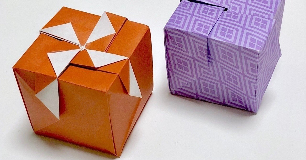 折り紙1枚で作れる立方体 キューブボックス をご紹介 まさにぃ Note