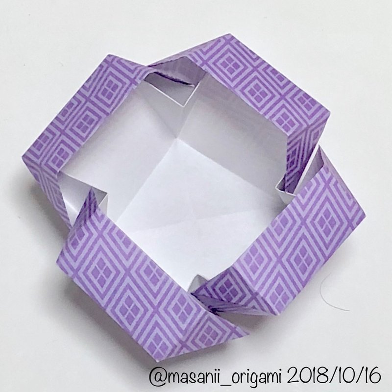 折り紙1枚で作れる立方体 キューブボックス をご紹介 まさにぃ Note