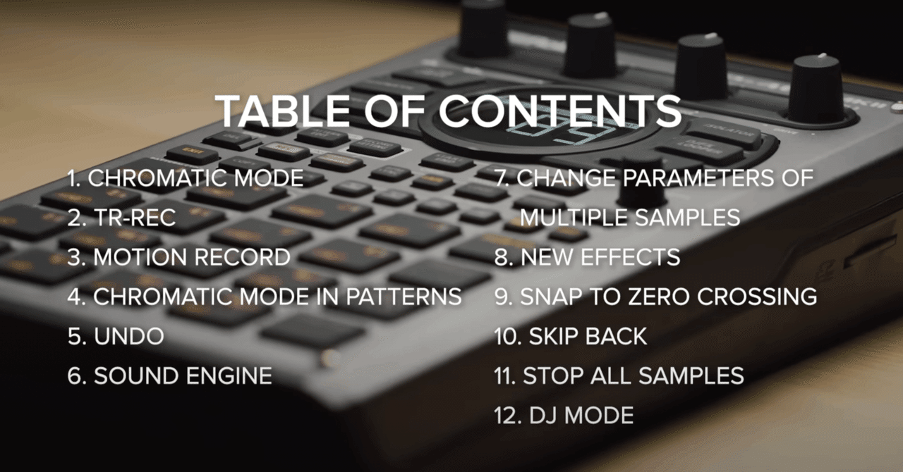 SP-404 MK2のファームウェアアップデートV2.0が神過ぎてほとんど新しい  