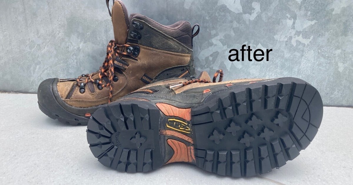 希少稀な KEEN oregon PCTのソールをビブラムソールに張り替える｜Daisuke スピーカー・ウーファー