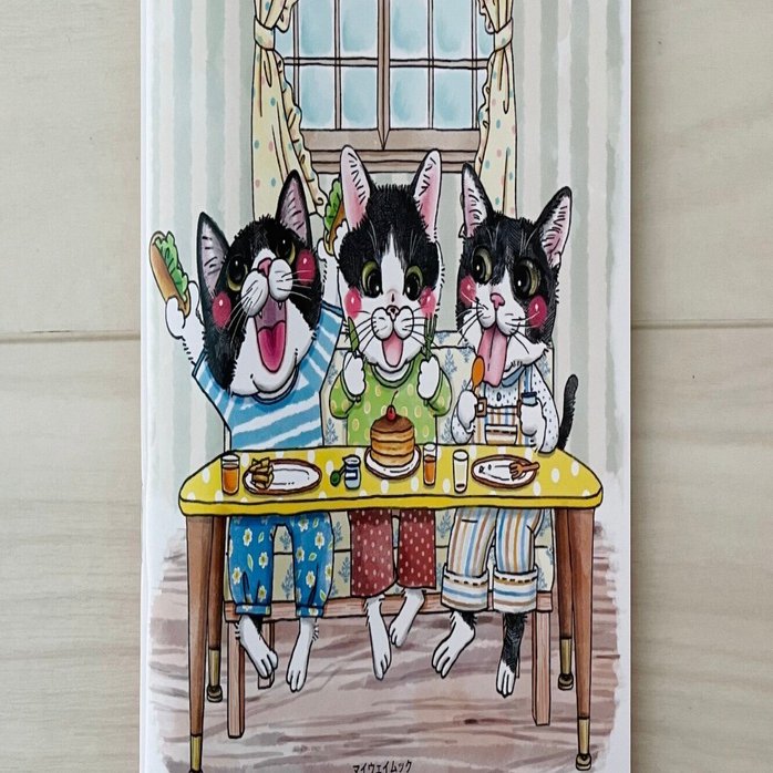 愛猫がぬり絵に参加しました｜みちゅねこ