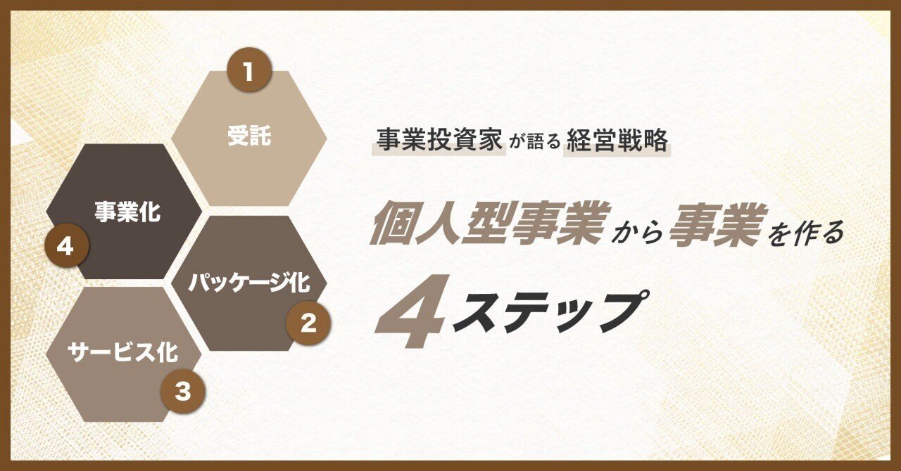 脱1人ビジネスして仕組みで回る事業を作る4ステップ｜自分が倒れたら