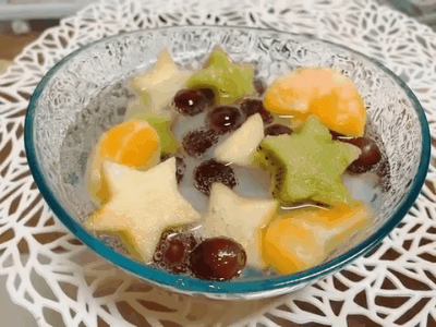 もうすぐ七夕 懐かしの星型フルーツポンチを作ってみた ミサキ フルーツ伝道師 Note