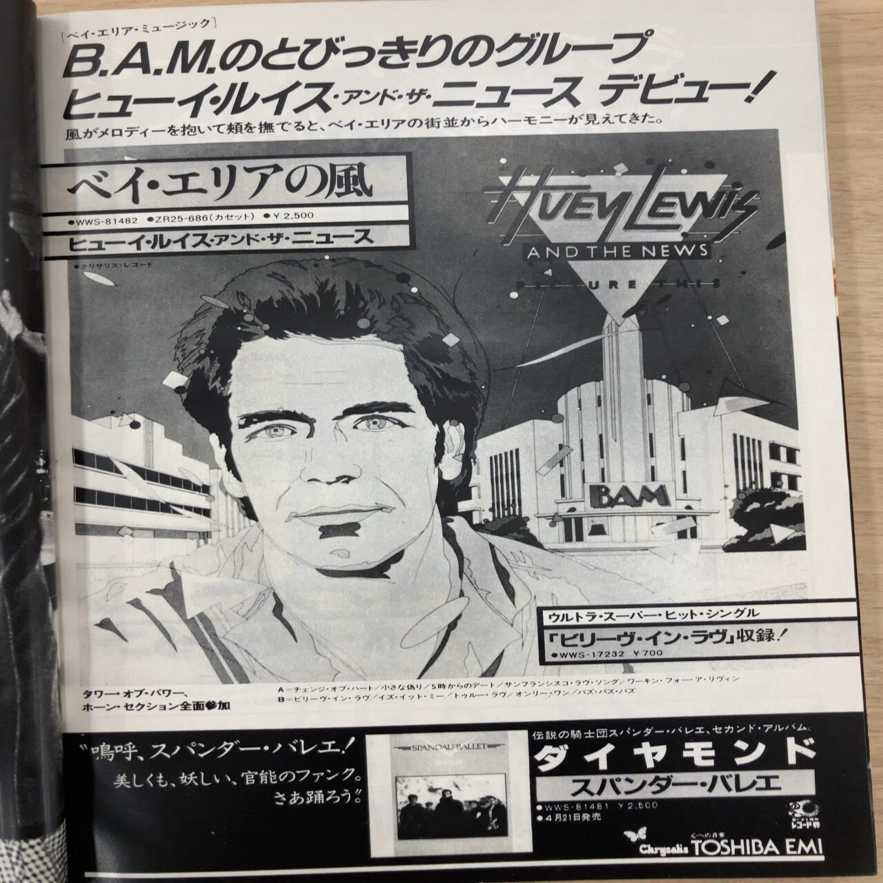 Huey Lewis&The News / The Power of Love(1985 US:1 UK:11)｜マサ 