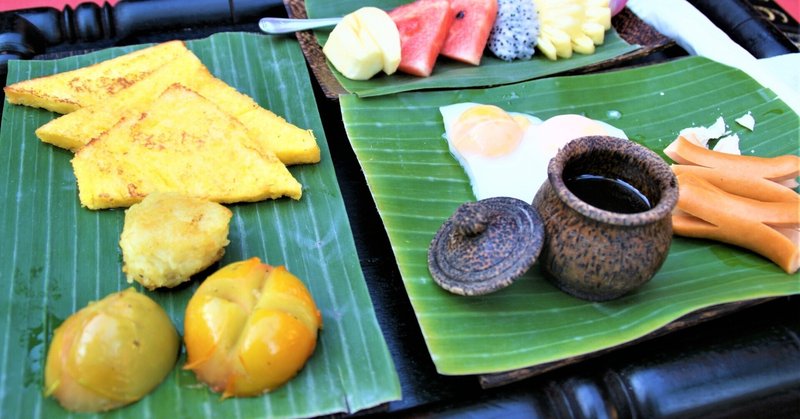 カンボジア滞在・最後の朝食はフレンチプレート