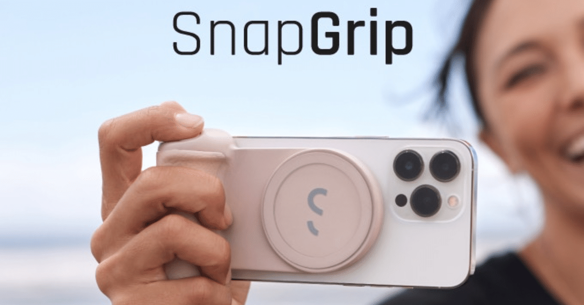 MagSafe対応のカメラグリップ！Snap GripをKickstarterで購入