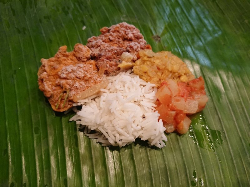 ランプライス風 南インドカレーをバナナリーフで包んで蒸したらいいものできた 1歳児ごはん Ataata Note ランプライス風 南インドカレーをバナナリーフで包んで蒸したらいいものできた 1歳児ごはん Ataata Note