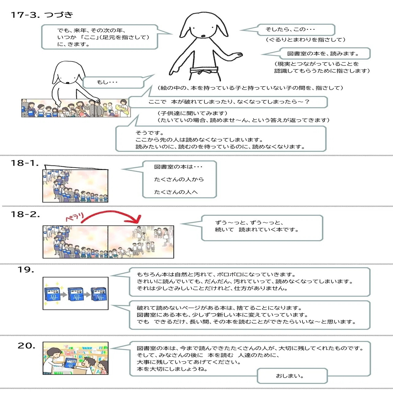 紙芝居 本をたいせつに のダウンロード うるりこ Note