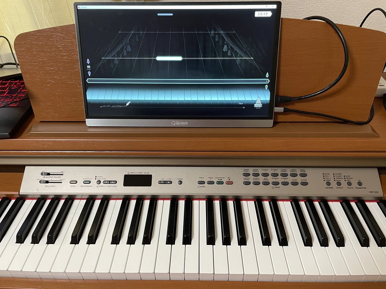 電子ピアノでおうちノスタルジアをやってみた｜りっきー