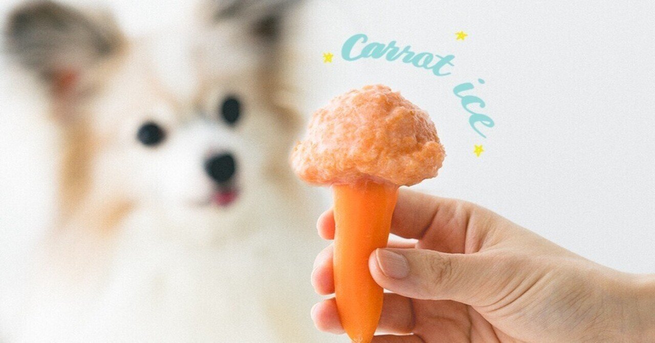 材料3つ☆にんじんとヨーグルトのアイス（手作り犬おやつレシピ） | 犬