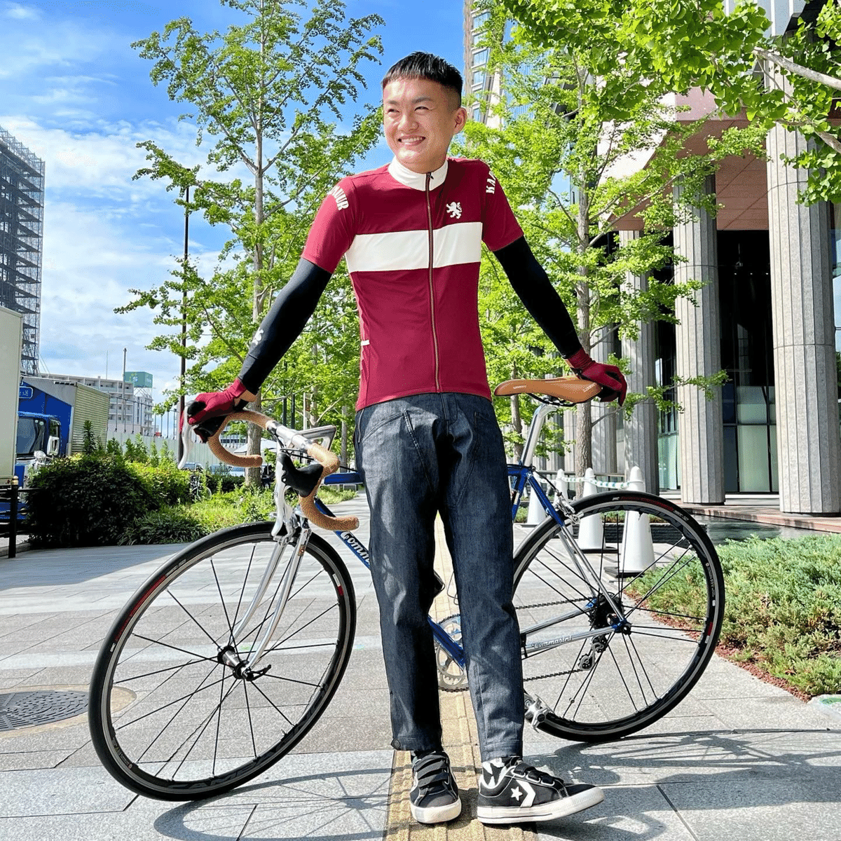 【好評にて期間延長】 □新品□KAPELMUUR サイクルジャージ Lサイズ 半袖ジャージ ウェア