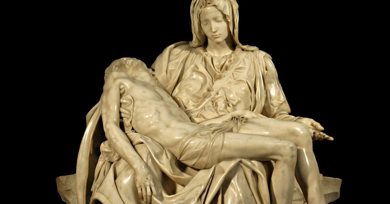 ミケランジェロ ピエタ像 A.SANTINI ミケランジェロ作「ピエタ」彫像 : ワールド輸入アイテム専門店 - 通販