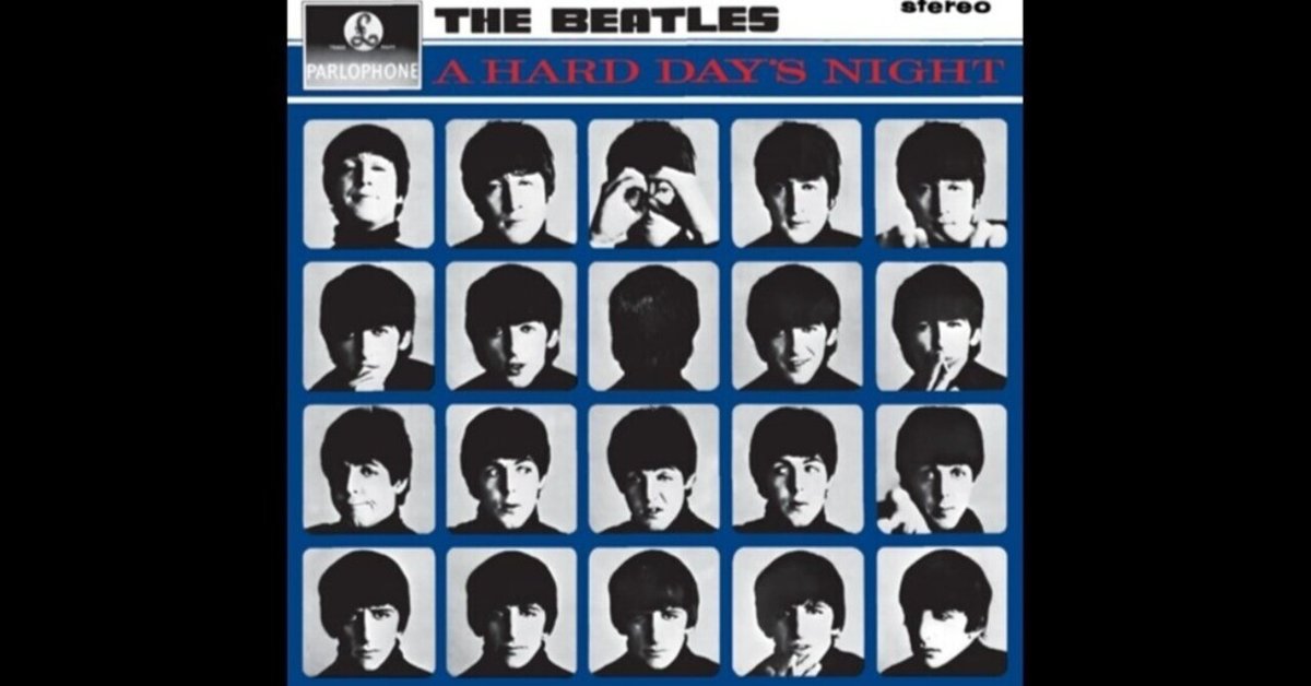 The Beatles A Hard Day's Night UK版EPジャケ無