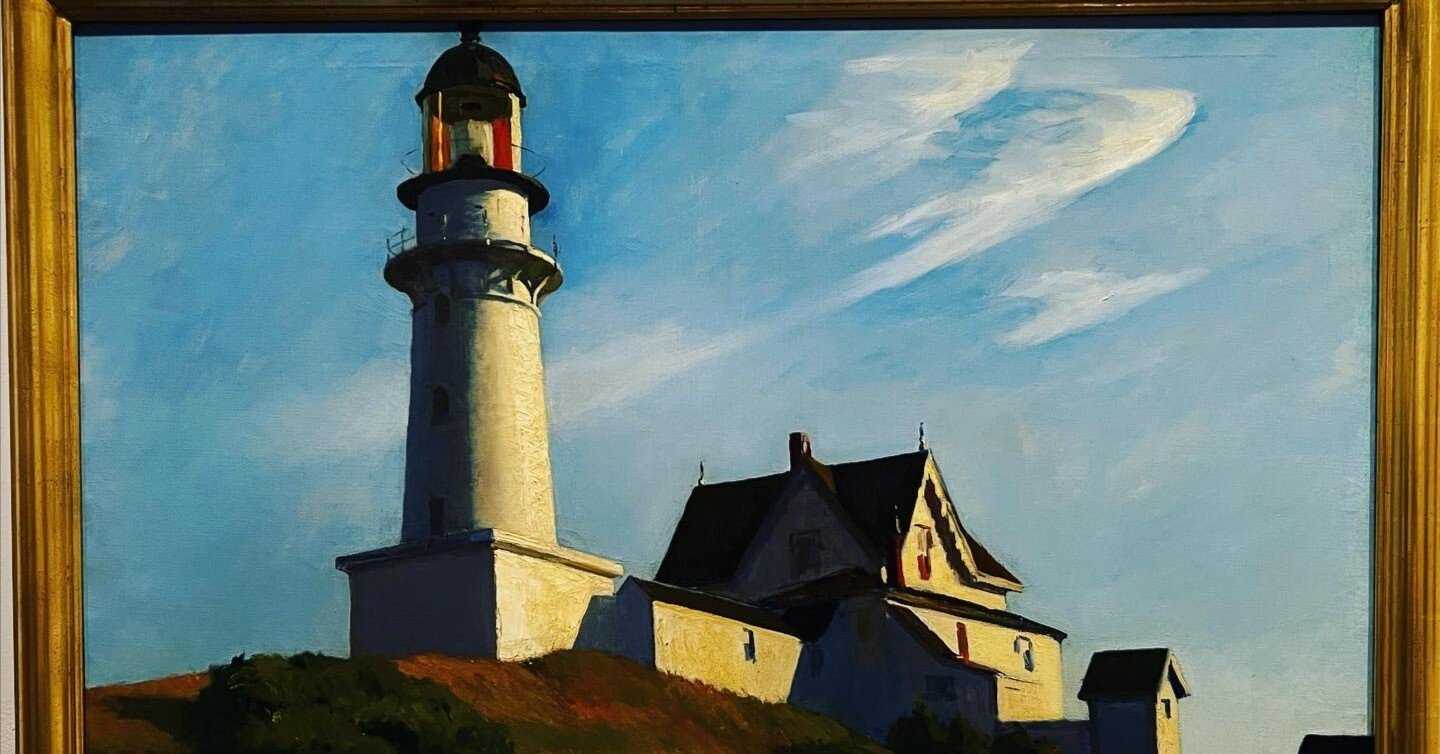 ホッパー 「二つの光の灯台」メトロポリタン美術館｜アートへの誘い