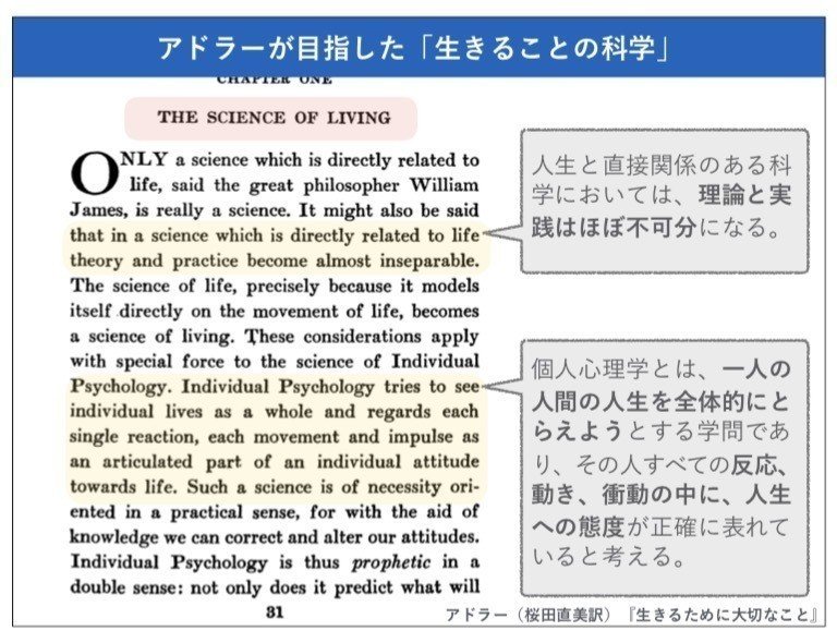 アドラー心理学の実践 04 アドラーが目指した 生きることの科学 向後千春 Note アドラー心理学の実践 04 アドラーが目指した 生きることの科学 向後千春 Note