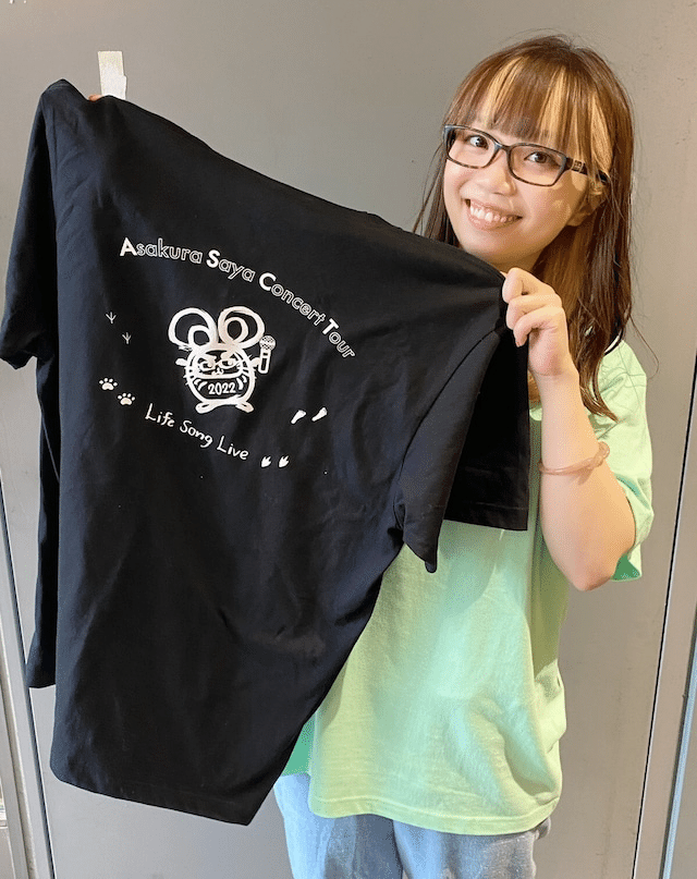 朝倉さやコンサートツアー2022 ツアーTシャツ｜朝倉さや
