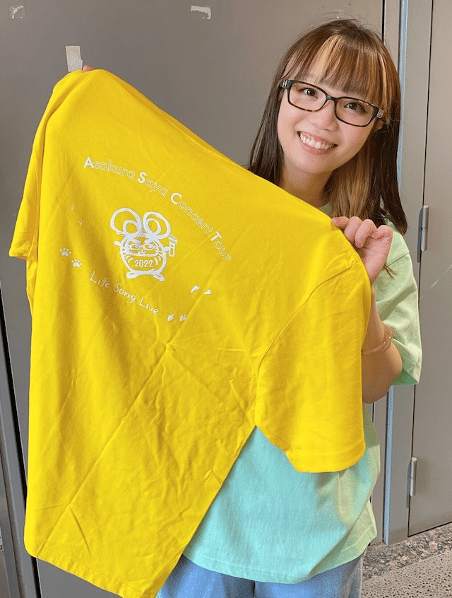 朝倉さやコンサートツアー2022 ツアーTシャツ｜朝倉さや